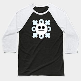 Snowflakes With Faces - Meh Baseball T-Shirt